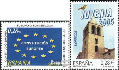 Produktbild von Briefmarken Spanien 2005 Mi 4016,4037 (kompl.Ausg.) postfrisch Europäische Verfassung