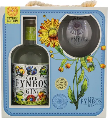 Produktbild von Cape Fynbos Gin Citrus Edition 0,5l  +GB +Glas