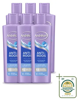 Obrázek produktu pro 6 kusů šamponu Andrélon proti lupům - 250 ml - balení