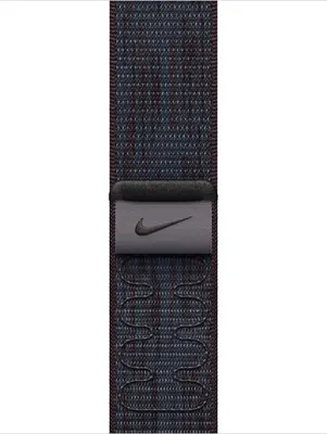 Produktbild von 42mm Black/Blue Nike Sport Loop