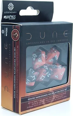 Image de Dune Adventures in the Imperium - Jeu de dés - Harkonnen - Dés - ENG Edition