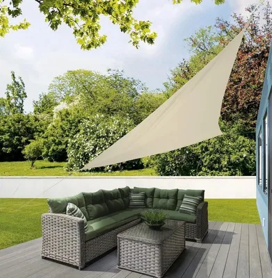 Produktbild von Sonnensegel Dreieck beige 415 x 415 x 415 cm