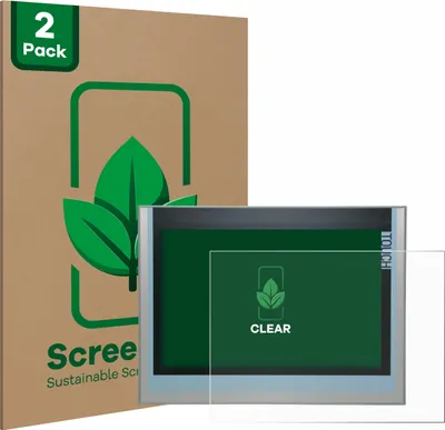 Produktbild von 2x ScreenLeaf Schutzfolie für Siemens KTP700 Basic 2nd Generation Simatic HMI 6AV2124-6GJ00-0AX0 nachhaltiger Displayschutz Display Schutz Folie Klar Transparent