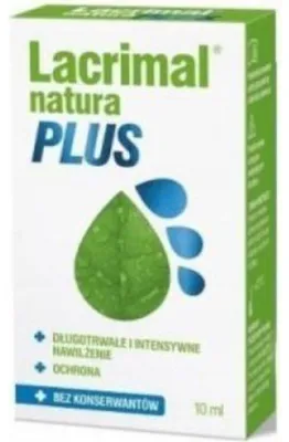 Produktbild von POLPHARMA LACRIMAL NATURA PLUS feuchtigkeitsspendende Augentropfen Polpharma10 ml