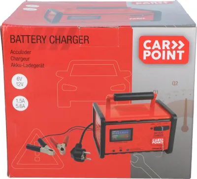 Zdjęcie produktu dla Ładowarka akumulatorów Carpoint 6–12 V