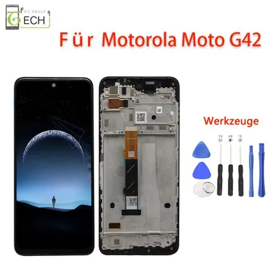 Produktbild von Für Motorola Moto G42 XT2233-2 LCD Display mit Rahmen Touchscreen Bildschirm