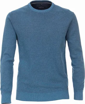 Produktbild von CasaModa Pullover Übergröße blau melange Struktur