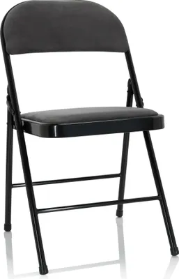 Produktbild von hjh OFFICE Klappstuhl TUDELA I Stoff Beistellstuhl Gästestuhl Stuhl klappbar bis 130 kg belastbar