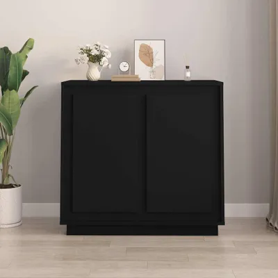 Obrázek produktu pro vidaXL Příborník černý 80x34x75 cm Materiál dřeva