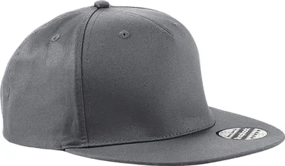 Produktbild von Beechfield Uni Erwachsene Snapback Baseballkappe PC4130 (Einheitsgröße) (Grau)