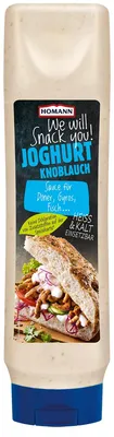 Produktbild von Homann Snack Sauce Joghurt Knoblauch 875ml