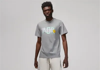Produktbild von Hemd Nike Air Jordan Brand Graphic Crew 3 T-Shirt, Carbon Heather DM1426091
