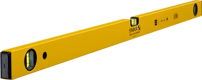 Produktbild von STABILA Wasserwaage Type 70-2, 100 cm, leichtes Alu-Profil, 1 Horizontal-Libelle, 2 Vertikal-Libellen, Germany