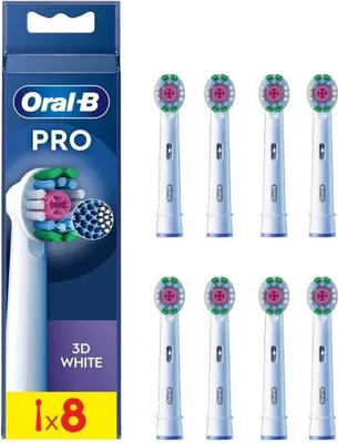 Produktbild von ORAL-B - Ersatzbürstenköpfe Oral-B 3D White Refill XF 8CT - 8006540894620