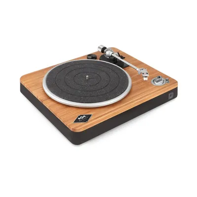 Image de House of Marley Stir It Up Tourne-disque sans fil, tourne-disque vinyle Bluetooth, 45/33 tours, plateau aluminium House of Marley