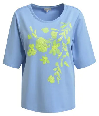 Produktbild von Milano Italy ROUNDNECK SWEATSHIRT LIGHT BLUE LIGHT L
