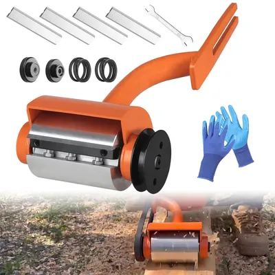 Immagine prodotto di Logdobbelschiller - Pialla a spessore - Sicura e multifunzionale - Lavorazione del legno - Pialla a spessore per legno - Ideale per la lavorazione del legno - 6...