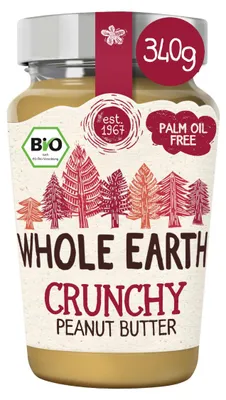 Zdjęcie produktu dla Whole EarthPeanut Butter Crunchy Masło orzechowe Opakowanie 340 g