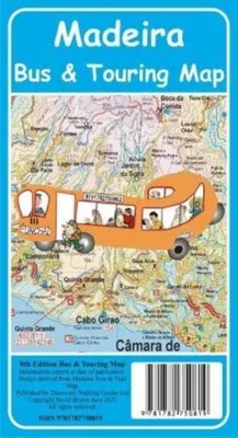 Productafbeelding van Kaart van Madeira met bus- en touringroutes