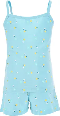 Produktbild von Frozen - Die Eiskönigin Elsa Mädchen Pyjama Schlafanzug           , Farbe:Blau, Größe:104