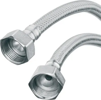 Produktbild von Flexibler Stahlgeflechtschlauch 3/4"x3/4", Länge 30 cm