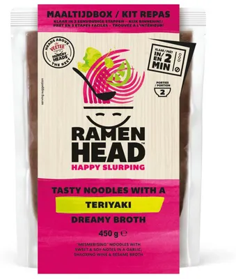 Produktbild von Ramenhead Teriyaki 450g – Würzige Teriyaki-Ramen, authentisch & schnell