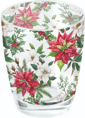 Produktbild von Ambiente Trinkglas – Christmas florals