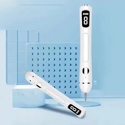 Produktbild von Warzen- und Muttermalentferner Stift, Mole Removal Stift, wiederaufladbar, mit LCD-Bildschirm, für Gesichtspflege