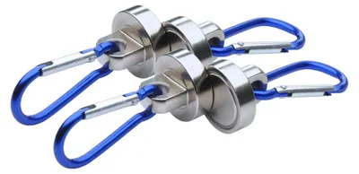 Neodymium Magnete 4er-Set, 25 mm, 28 kg Haftkraft, 7 mm
