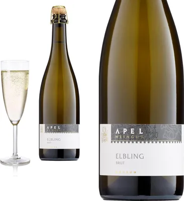 Produktbild von Elbling Sekt brut von Weingut Hubertus M. Apel - Sekt