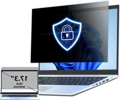 Produktbild von 17,3 Zoll Laptop Privacy Filter 16:9 Anti Glare Schutzfolie