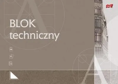 Zdjęcie produktu dla UNIPAP Blok Techniczny A3, 10 kartek, papier 190g - 10 sztuk
