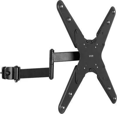 Immagine prodotto di Supporto a palo per televisori da 32 a 55 pollici - Braccio con attacco VESA rimovibile da 75x75 mm a 400x400 mm - Piastra - Adatto per tubi fino a 5 cm - MOUNT - POLE4A