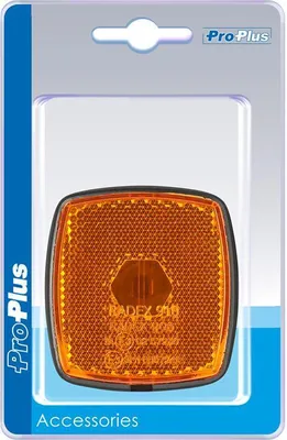 Produktbild von Seitenmarkierungsleuchte orange 66x62mm im Blister
