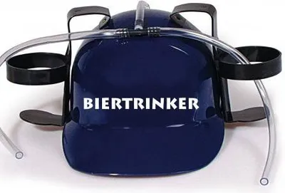 Produktbild von Trinkhelm Spaßhelm mit Print - Biertrinker - 51624 Color - blau