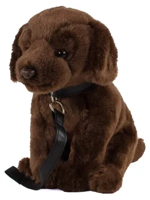 Imagen del producto de Omgoods - Peluche de Labrador con correa, 30 cm