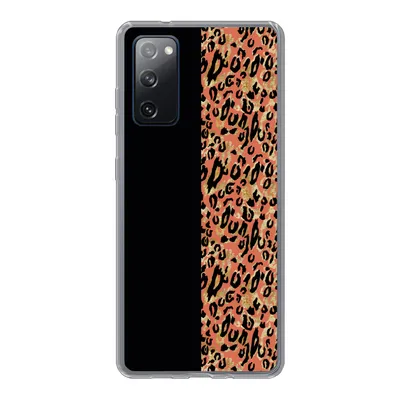 Produktbild von MuchoWow® Handyhülle Schutzhülle Hülle für Samsung Galaxy S20 FE Pantherdruck - Gold - Schwarz Silikon Softcase Handy Hülle - Abdeckung
