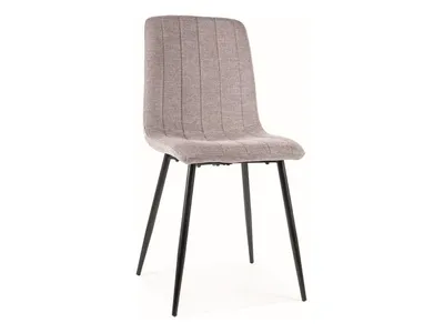 Immagine prodotto di Sedia imbottita EVERLY - nero / grigio