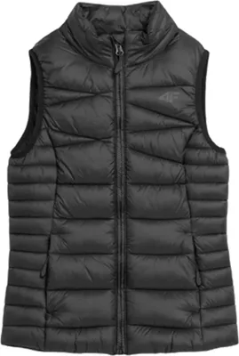 Immagine prodotto di Gilet imbottito unisex 4F per bambini in nero - Comfort termico isolante, taglia 146