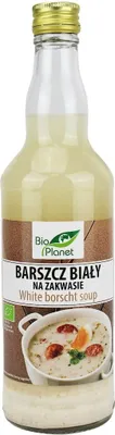 BARSZCZ BIAŁY NA ZAKWASIE NIEPASTERYZOWANY BIO 500 ml - BIO PLANET