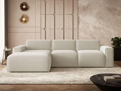Produktbild von GrainGold Ecksofa L-Form Links Lavia - Moderne Ecksofa, Wohnzimmer Ecksofa - Eckcouch Beige (Quelle 05)