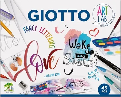 Immagine prodotto di Giotto ART LAB FANCY LETTERING con penne e libro