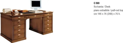 Image de Bureaux Meubles italiens Bureau Tables en bois Bureau secrétaire
