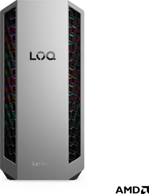Produktbild von Lenovo LOQ 26ADR10 91DF - Tower - Ryzen 7 8745HX / 3.6 GHz - RAM 32 GB - SSD 1 TB - NVMe - GeForce RTX 5070 - 1GbE, Wi-Fi 6, Bluetooth, Wi-Fi 7 - WLAN: 802.11a/b/g/n/ac/ax/be, Bluetooth 5.4 - Win 11 Home - Monitor: keiner - luna grau (vorderer Rahmen)