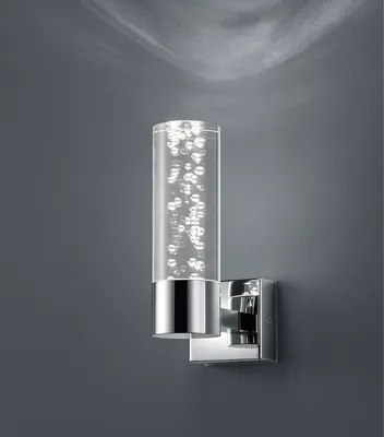 Obrázek produktu pro Koupelnové svítidlo nástěnné světlo chromované akrylové Up light 3,2W LED koupelnové světlo