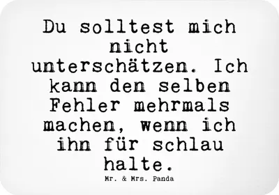 Produktbild von Mr. & Mrs. Panda Kühlschrankmagnet Du solltest mich nicht... - Weiß - Geschenk, tafelmagnet, Notizhalter, Spruch, Sprüche, whiteboardmagnet, Freund, Freundin, haftmagnet
