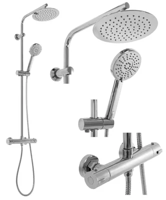 Productafbeelding van Rea Doucheset Bliss Chrom Met Thermostaat