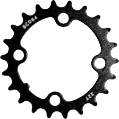 Produktbild von Sunrace Ms66 2x 64 Bcd Kettenblatt Silber 22t Silber 22t