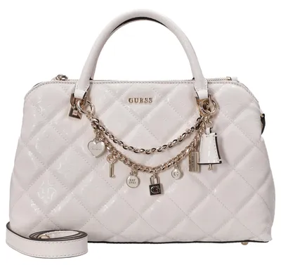 Produktbild von Guess Libby 2 Comp Satchel - Henkeltasche 30 cm (off white)