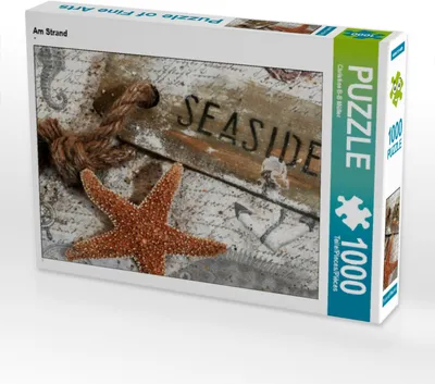 Produktbild von CALVENDO Puzzle Am Strand 1000 Teile Puzzle quer | 1000 Teile Lege-Größe 64x48cm Foto-Puzzle für glückliche Stunden